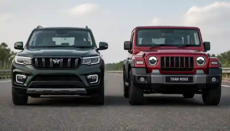 Scorpio N vs Thar Roxx SUV comparison