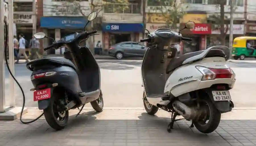 Electric scooter vs petrol scooter choice