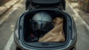 Electric Scooter vs Petrol Scooter boot space 