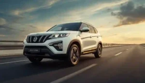 XUV700 and Tata Safari driving on Indian highway