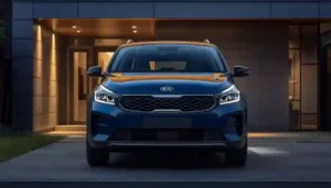Kia Carens Clavis modern 7-seater family MPV front profile