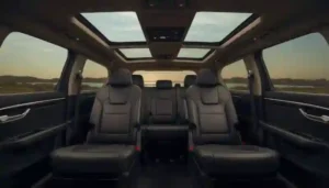 Toyota Innova Hycross spacious 3rd row seating interior setup