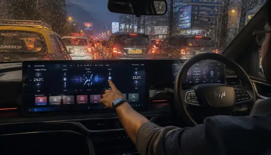 Car touchscreen safety risks in India