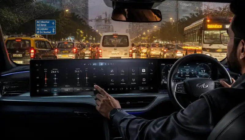 Car touchscreen safety risks in India