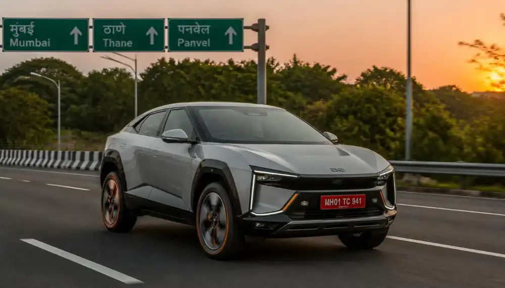 Mahindra BE 6 Sporteq electric coupe SUV