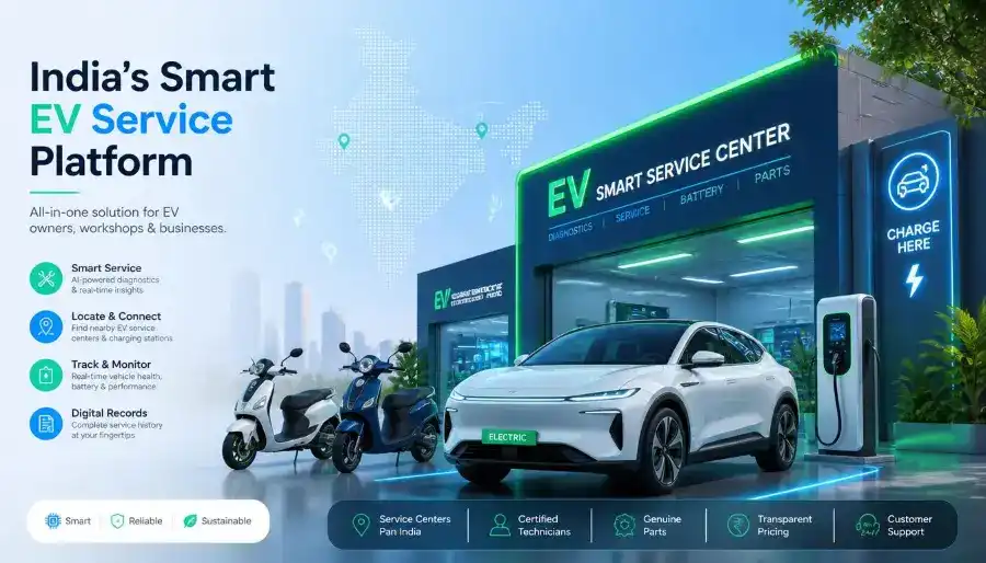EV Service Center Locator India - Find Tata, Ola, MG, Chetak Electric Vehicle Repair Centers