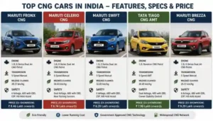 Factory-fitted CNG cars