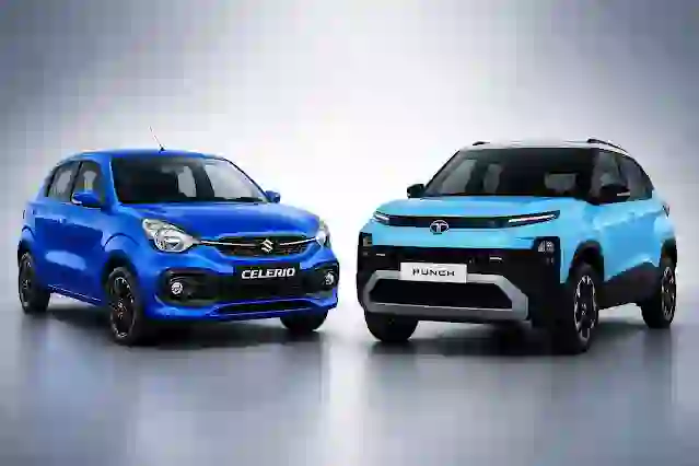 Maruti Celerio vs Tata Punch comparison