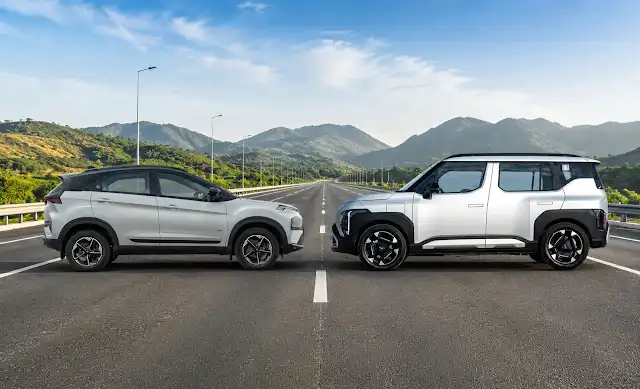 Tata Nexon EV vs Kia Syros EV side by side comparison