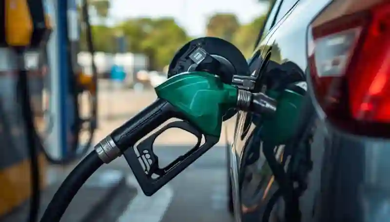 E20 petrol fuel nozzle refuel in BS6 car
