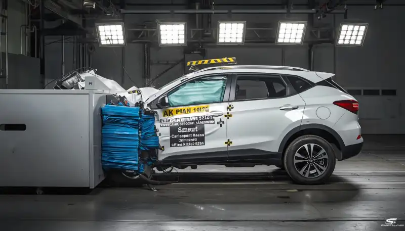Bharat NCAP Frontal Offset Crash Test Laboratory Evaluation India 