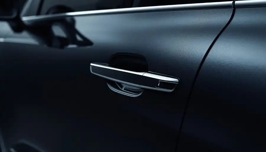Electric flush car door handle risk