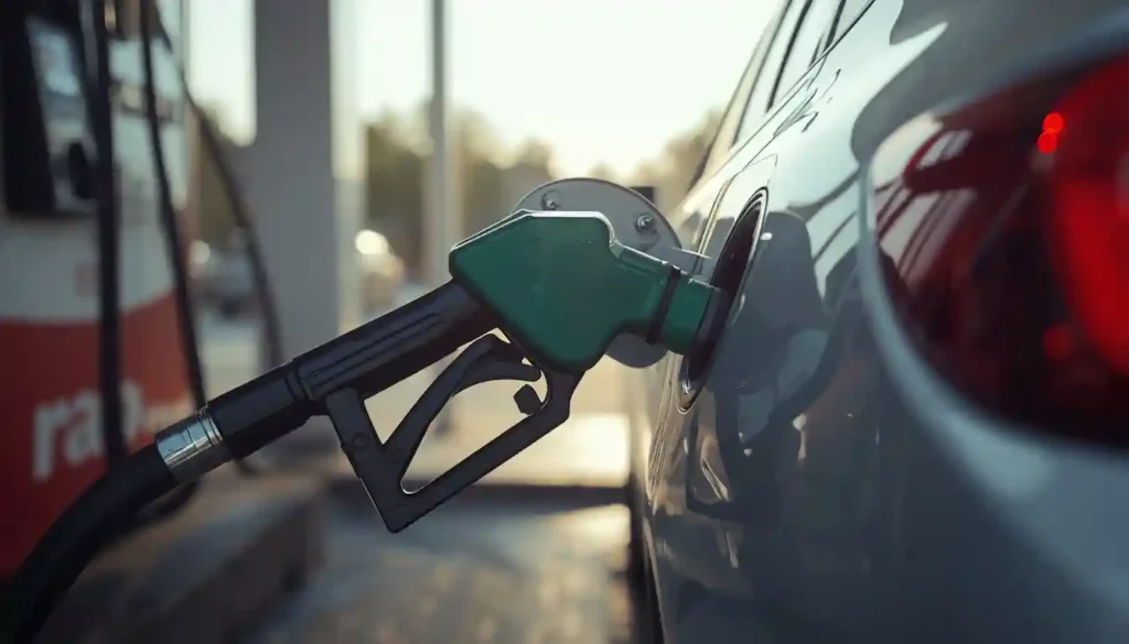 E20 petrol India pump station