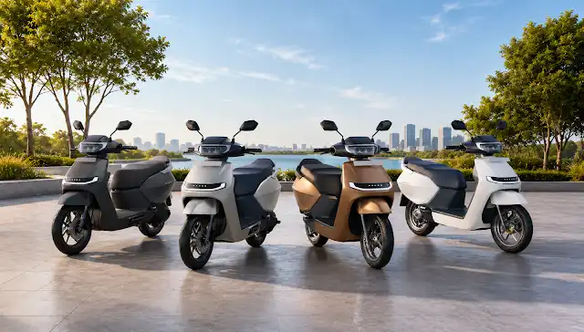 Ather Konark review electric scooter color lineup