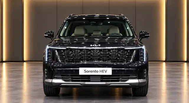Kia Sorento Price India front three-quarter view LED headlights
