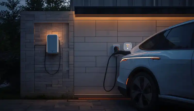 Home EV charging India setup with wallbox