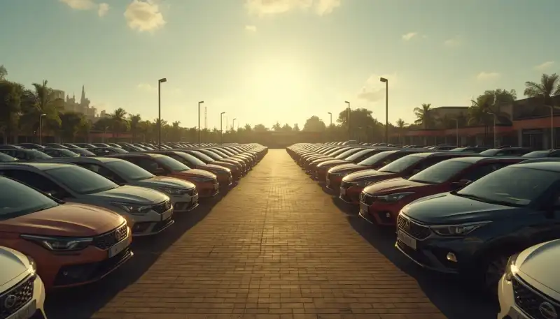 petrol car sales stockyard unsold cars dealership
